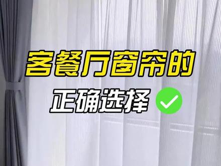 客餐厅窗帘选购指南!千万别只会选金刚纱啦#窗帘 #窗帘软装设计 #金刚纱 #竖百叶纱