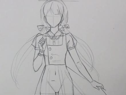 被限流了,我再挣扎一下#绘画教程 动漫人体比例