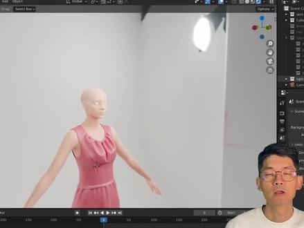 如何给3D模型添加头发造型(Blender毛发教程).mp4 #blender教程 #Blender毛发设计