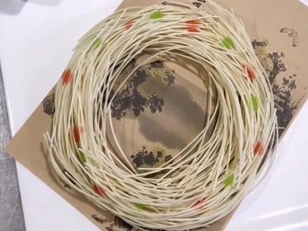 龙须面鸟巢教程#我要上热门我上热门热门热