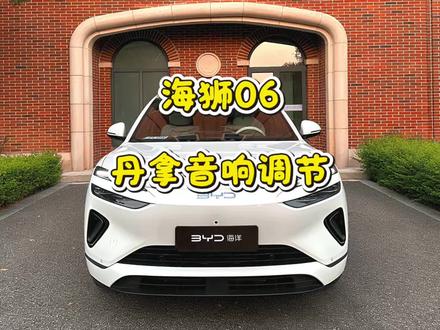 海狮06百万级别的丹拿音响如何调节,让音质更好? #比亚迪#海狮06 #丹拿音响#海狮06ev #音响调节