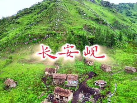 #如意甘肃畅游陇原 @甘肃网信发布 长安岘 #陇南文旅推荐官 长安岘,是一块地处礼县上坪乡境内却由宕昌县行政管辖的“飞地”。海拔2500多米,占地5000多亩。相传,100多年前,毗邻上坪乡的沙金乡的一位财主,将自己的女儿嫁给了礼县和宕昌县交界处的好梯乡苟家院村一名男子,并将这块土地作为女儿的嫁妆陪嫁给了苟家院村。所以,这块地方便成了宕昌县的“飞地”。8月6日,当我去沙金乡途径长安岘时,被这处原生态村落震撼了,映入眼帘的是依山而建的一座座茅草房,这些房屋都是就地取材,顺坡势搭建而成,有的牢不可破,有的已经残垣断壁。厚重的土墙、长满青苔的屋顶,突兀的树木,经历着岁月的洗礼。清澈透明的小河静静地在村口流淌着,似乎在诉说着,曾经发生在这里的那动人的爱情故事。