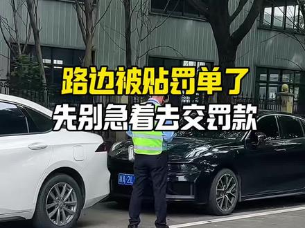 路边被贴罚单别急着交罚款,是可以撤销的#每天一个汽车知识#汽车知识