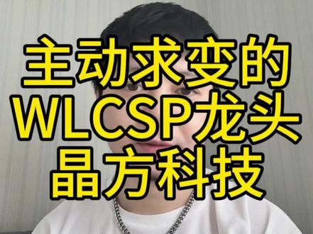 晶方科技这家公司到底是做什么业务的#半导体#科技#财经