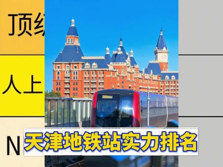 天津地铁站实力排名#排名#天津地铁 #天津站 #天津民宿