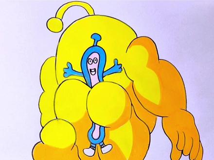 是谁还在这样画蛋小黄呀#儿童绘画 #简笔画 #画画 #每日一画 #蛋仔派对