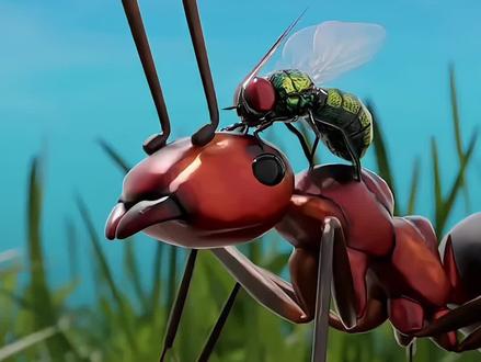 苍蝇竟然把卵寄生在蚂蚁体内