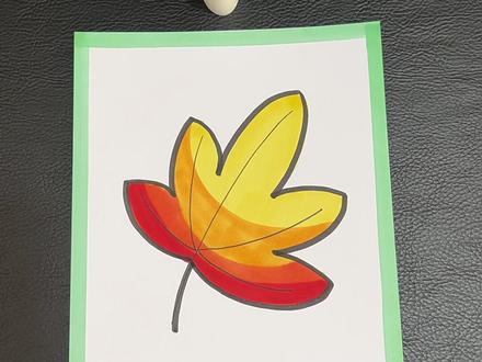 #简笔画 秋天来了,我们一起画枫叶