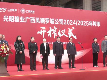 罗城 2024/2025“甜蜜事业” 正式开榨 #罗城 #乡村振兴