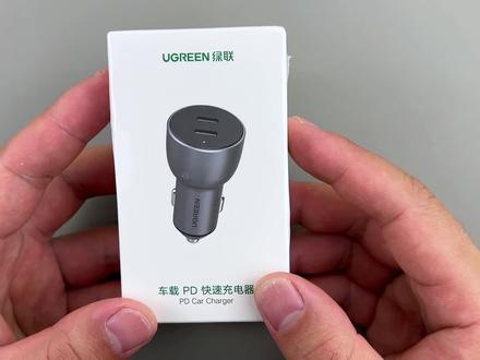 评测拆解绿联40W双C口车充,整体还不错,很适合苹果双机党用户 #车充#绿联 #PD快充 #iPhone