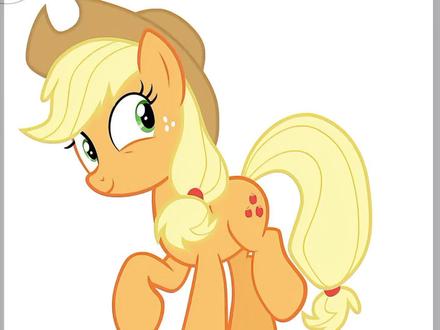 苹果嘉儿的美式甜心风格也来啦! #小马宝莉 #苹果嘉儿 #绘画