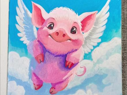 丙烯马克笔|小猪飞天啦!飞上天,飞上天 丙烯马克笔|小猪飞天啦!飞上天,飞上天
笔:慕多星小红星丙烯马克笔
本子:慕多星中粗纹
#丙烯马克笔绘画#画画教程#零基础学画画 #一起学画画 #慕多星丙烯马克笔