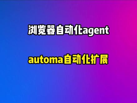 浏览器自动化扩展automa的安装和使用,源码形式安装