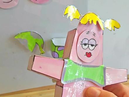 方盒子派大星的换装游戏,一起玩吧!#手工 #海绵宝宝 #学生党 #画画 #二次元