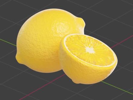 blender | 柠檬建模教程 #blender #3d #建模 #教程 #柠檬