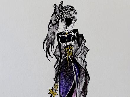 香奈乎 #鬼灭之刃#香奈乎#手绘#私设#鬼灭之刃香奈乎