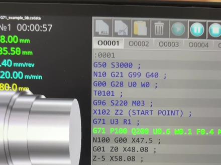 很多网友问我,G71循环指令第一行这个R代表什么意思,怎样取值。其实这个R代表的是每次循环的退刀量,写1的话就是每次循环的退刀距离是1毫米。#数控编程 #数控车床 #数控达人