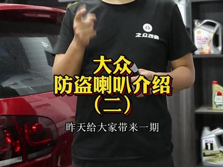 大众锁车喇叭介绍(二)#大众#奥迪#防盗喇叭 #大众锁车喇叭 #大众原厂升级