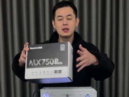 航嘉新品电源MX750P小电源,装进C28机箱#电脑 #航嘉