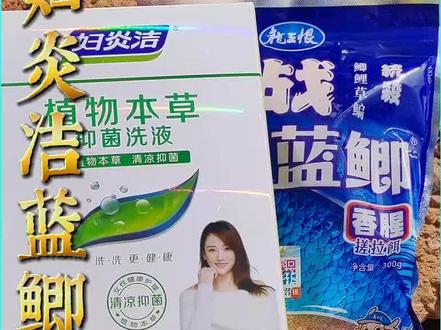 妇炎洁加蓝鲫开饵,味型清新酸爽#2023dou来钓鱼 #钓鱼技巧 #蓝鲫