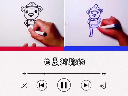 【益智儿童画Day73】画巴克队长#萌知计划#学前启蒙#兴趣才艺#知识合伙人 @抖音青少年