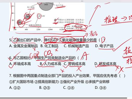 2023湖南卷高考地理试题讲解丨选择题(上)