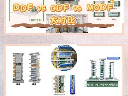 DDF vs ODF vs MODF大对比,,跟着老杨轻松学会!#一建#通信#学习#考证#备考