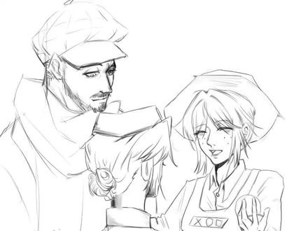 给艾米丽化个妆 #园医