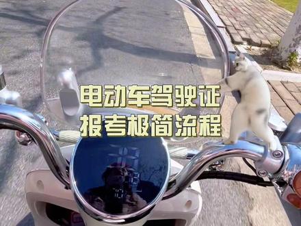 电动车驾驶证报考极简流程,建议点赞收藏 #骑车 #小电驴 #电瓶车考试 #晒晒我的健身日常 #是谁打翻了大自然调色盘