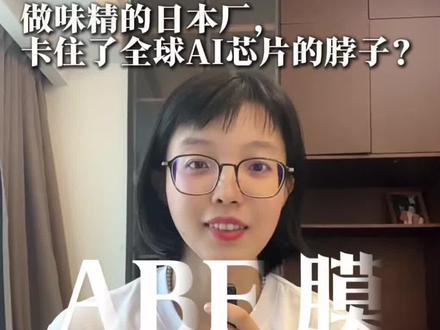 谁能想到?做味精的企业,竟掐住了全球AI芯片的命脉#abf #PCB #行业分享 #芯片技术 #行业干货