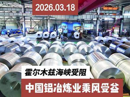 贸易改道叠加海峡受阻,中国铝冶炼行业迎来产业利好! 霍尔木兹海峡航运受阻引氧化铝贸易分流,中国铝冶炼行业迎新机遇!#铝业 #期货 #金属 #股票 #财经