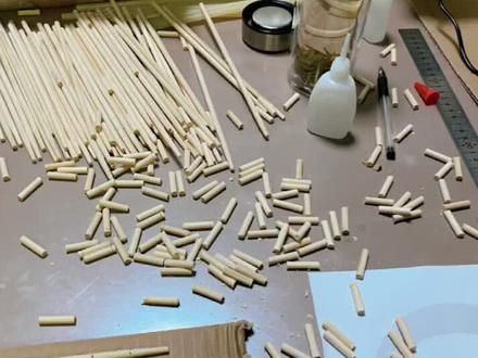 “强国有我,请党放心”主题手工作品,庆祝中国共产党建党100周年。#一次性筷子 #手工制作