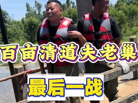 百亩清道夫老巢终于要结束了#清道夫