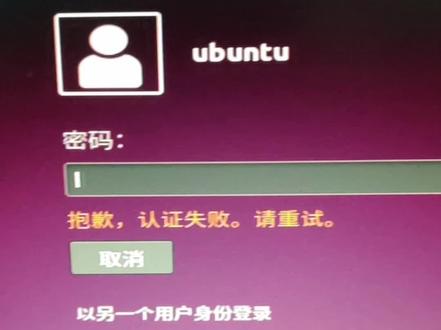 #ubuntu 登录账号密码都正确,但是提示认证失败,没办法只能重置密码了#服务器 #运维
