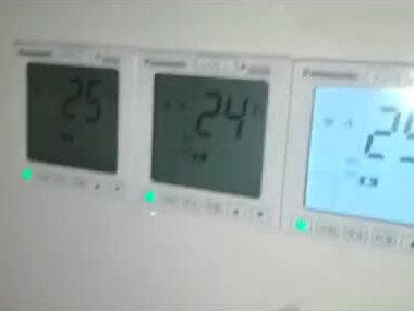 据了解松下空调的控制面板