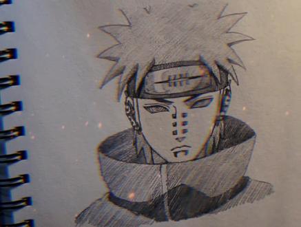 学废了没有?#手绘 #佩恩 #绘画教程