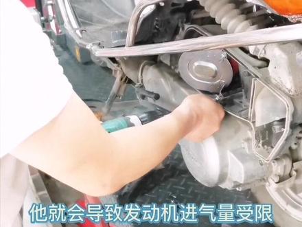 如何解决摩托车费汽油的小妙招!#专业的事交给专业的人 #店内实拍视频