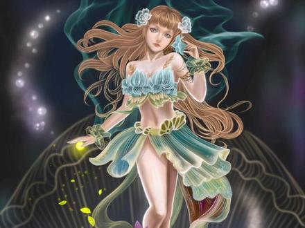 画插画的第三十六天,这样的田螺姑娘你喜欢吗?#每天画一画 #procreate绘图过程