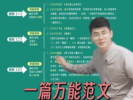 一篇万能范文,搞定七下期末作文!#语文 #初一 #作文 #家长必读 #期末考试