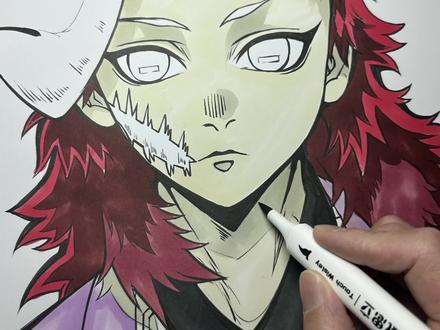 给锖兔一点颜色看看,威思立三代马克笔绘画下的! @威思立 Touch Wisley
#日常瞎画 #绘画过程 #鬼灭之刃 #锖兔 #绘画 @抖音小助手