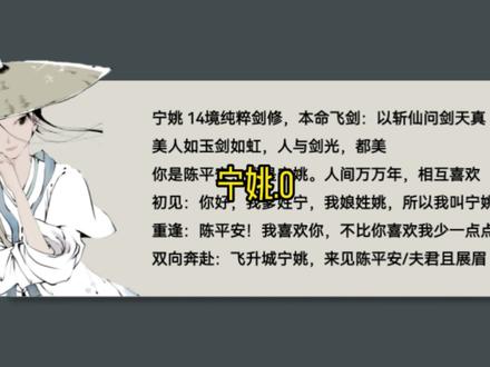(0/n)宁姚序章:8分钟全文说宁姚。为什么她是女主角?#剑来 #陈平安