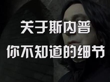 #哈利波特 大爱斯内普,最后面真的哭惨了