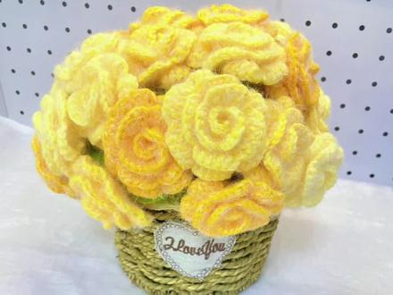 大朵山茶玫瑰教程来了哈#手工教程