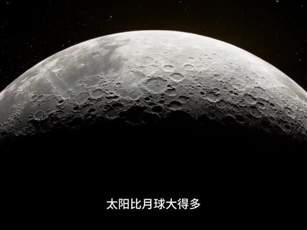 为什么有时太阳看起来和月亮一样大?