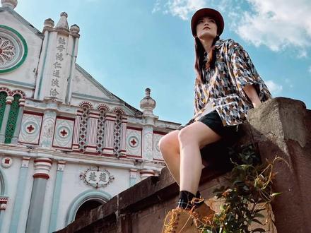 旅行遇见百年教堂怎么拍出好看的打卡照?#手机摄影 #拍摄技巧 #旅行 #拍出电影感