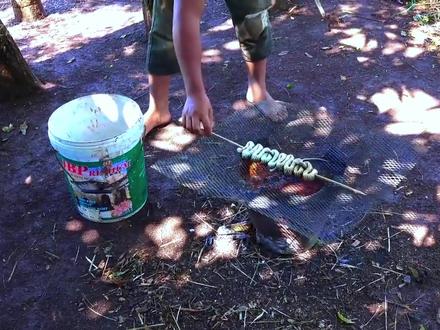 东南亚黑暗美食 农夫烤蛇