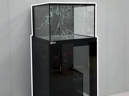 60*60*45,黑绿搭配的兰寿方缸,又漂亮又炫酷#溪流缸 #超白鱼缸 #兰寿缸 #源头实力厂家 #养鱼日记