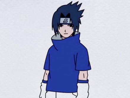 佐助😋#画画教程 #火影忍者 #佐助 @抖音小助手