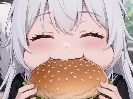 白子偷吃汉堡的下场(2)