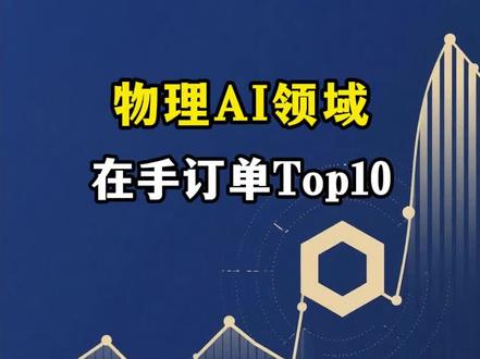 物理AI领域,辨识度最高的10家公司 #机器人 #人形机器人 #投研 #研报